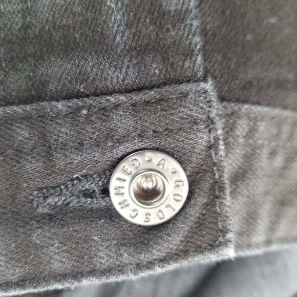 AG Adriano Goldschmied Jeans Mens 34x32 Black Denim The Graduate Tailored Leg - Picture 9 of 10